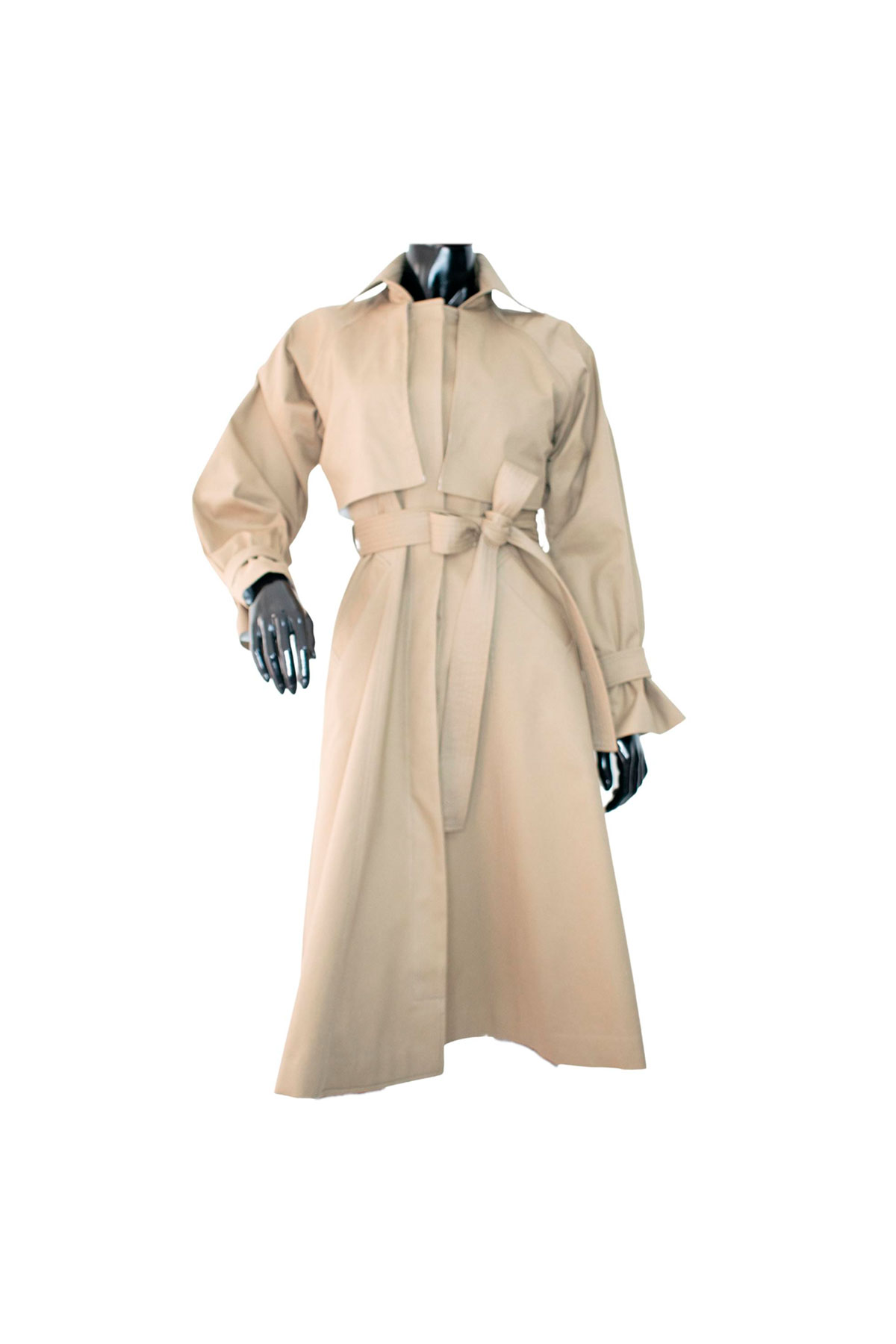 SA-002-19 (2) Gabardina Sauce beige Sulma Aizala