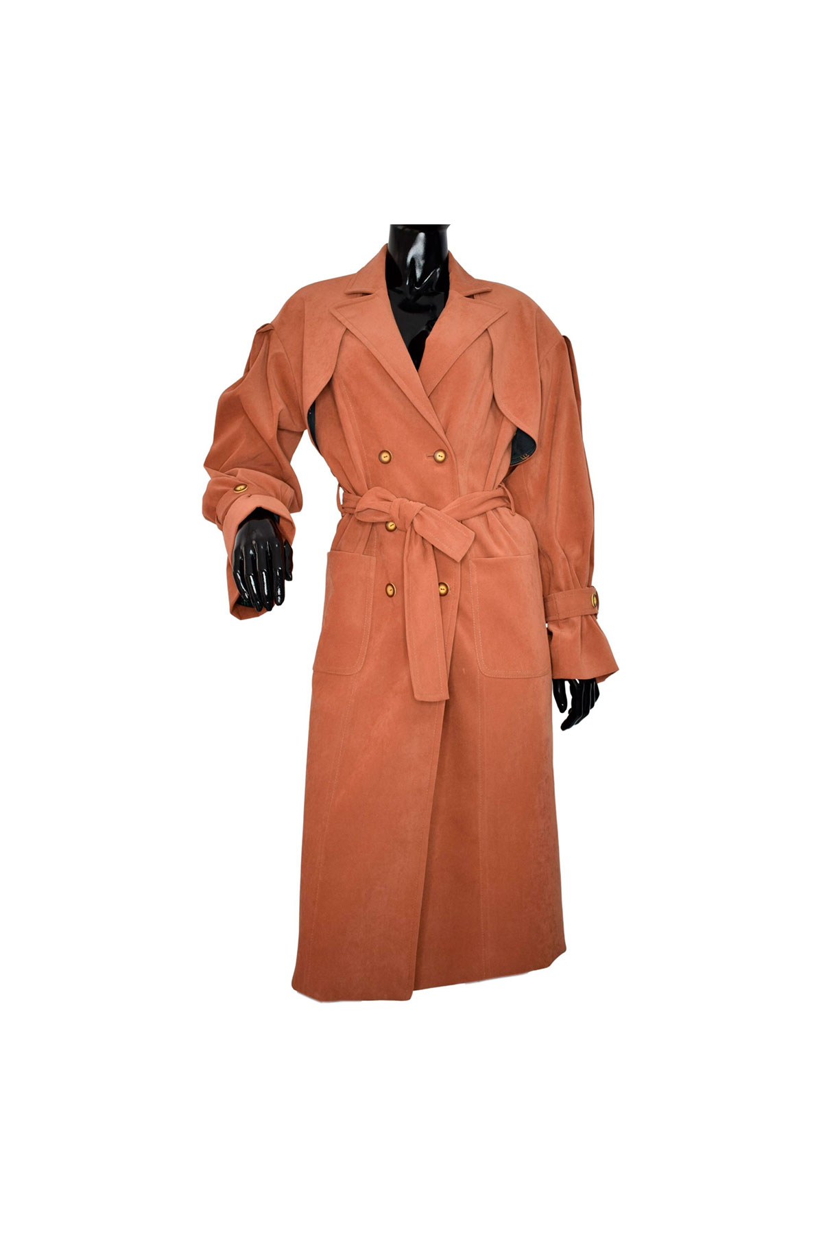 SA-002-21-(2) Gabardina Arce Terracota