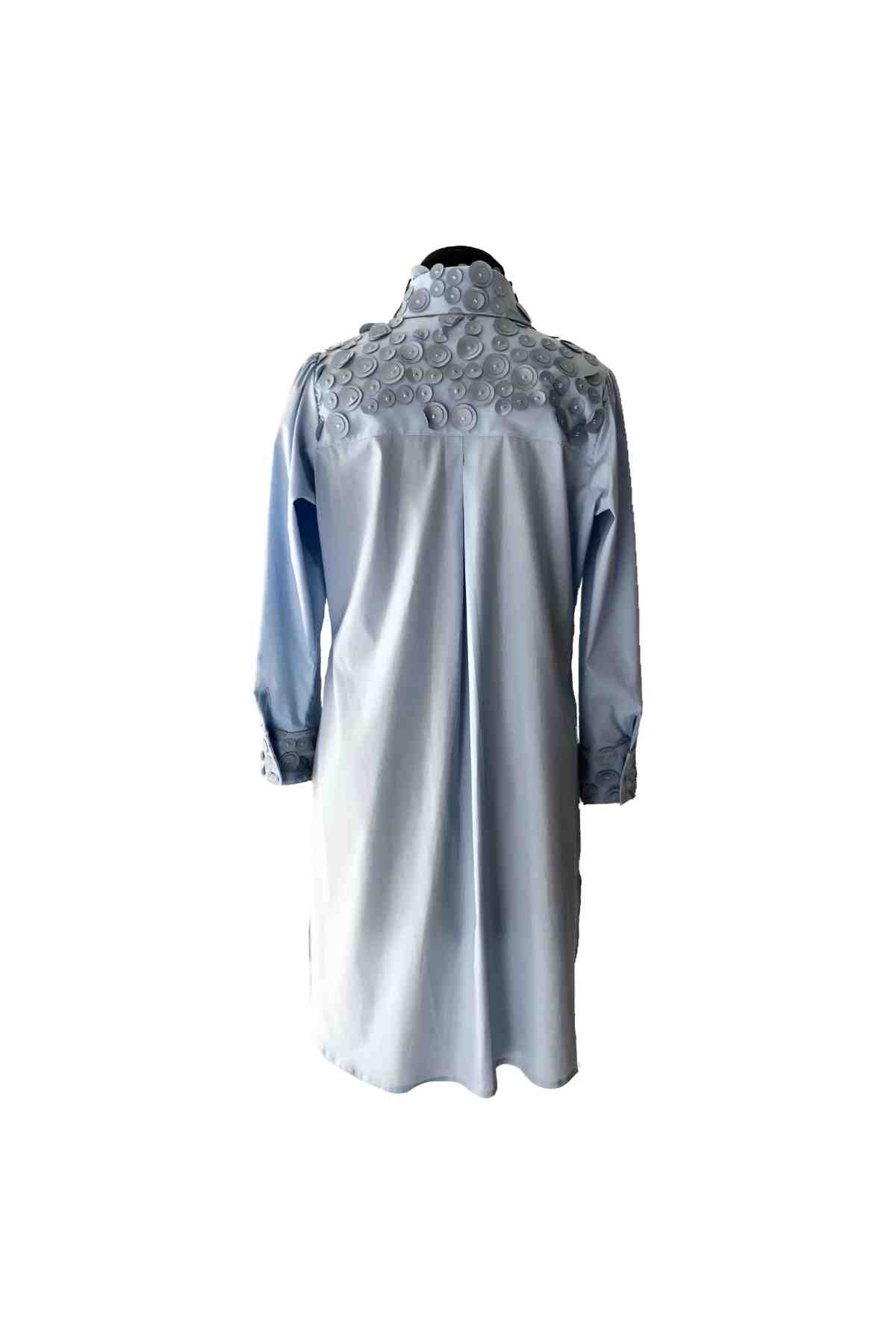 Vestido camisero azul bebé Sulma Arizala-2