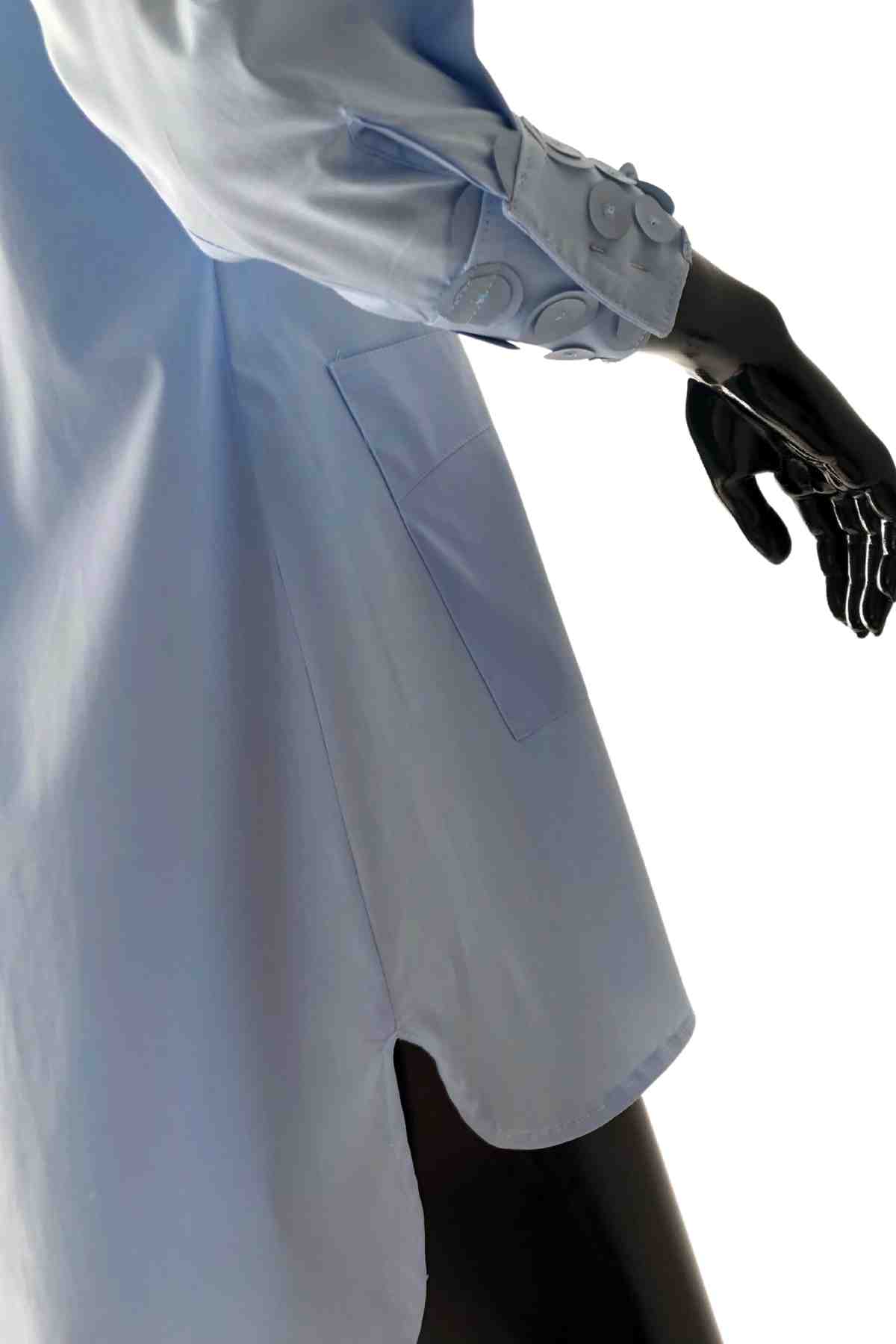 Vestido camisero azul bebé Sulma Arizala-5