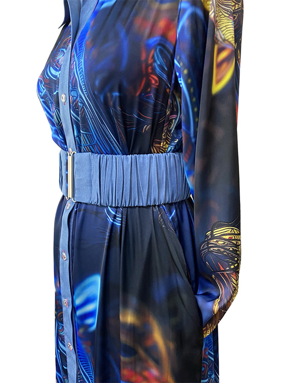 Maxi vestido Bionic Diseño Inteligencia Artificial