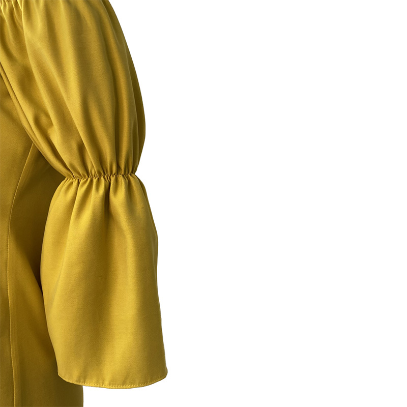 Vestido Corto Yellow Detalles