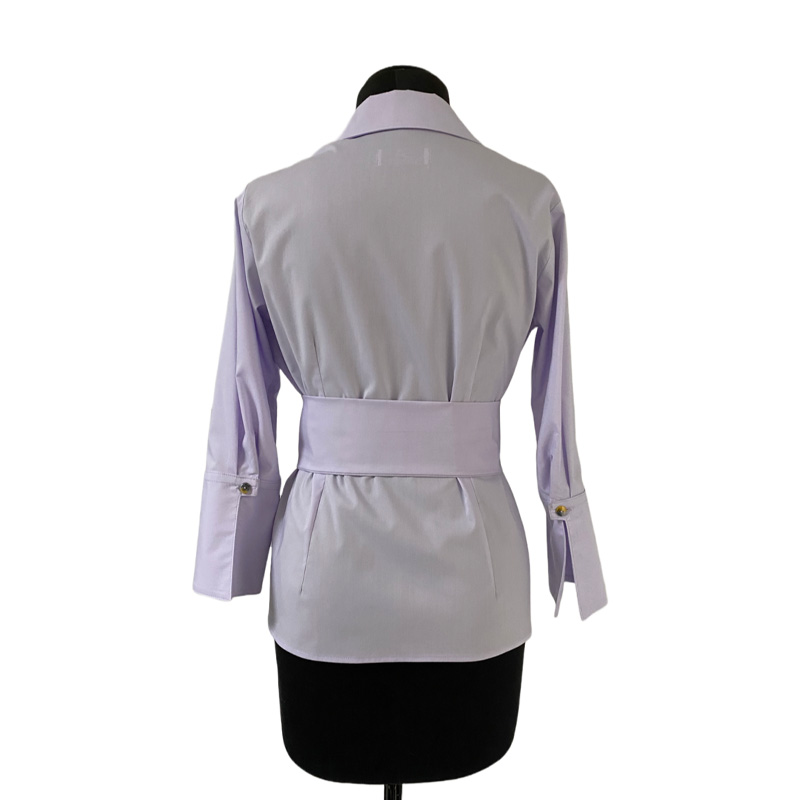 blusa en popelina espalda