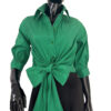 Blusa Verde con moño al frente Sulma Arizala